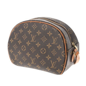 Louis Vuitton Shoulder Monogram Blois Brown Bag Canvas